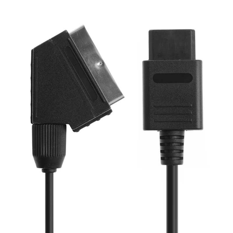 

1.8M Scart Cable AV TV Video Game Cable For Nintendo SNES For Gamecube N64 Console Compatible with NTSC System hyq