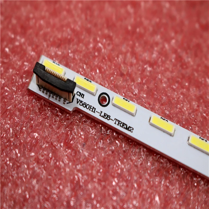 

FOR Hisense changhong LCD TV LED backlight V580H1-LE6-TREM2 V580HK1-LE6 64 LEDs is used Quality assurance No aluminum plate