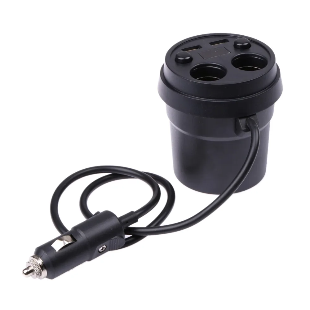 

Dual USB Cup Car Charger 12-24V LCD Multi-Function Cigarette Lighter Car Phone Charger Power Adapter Car Model