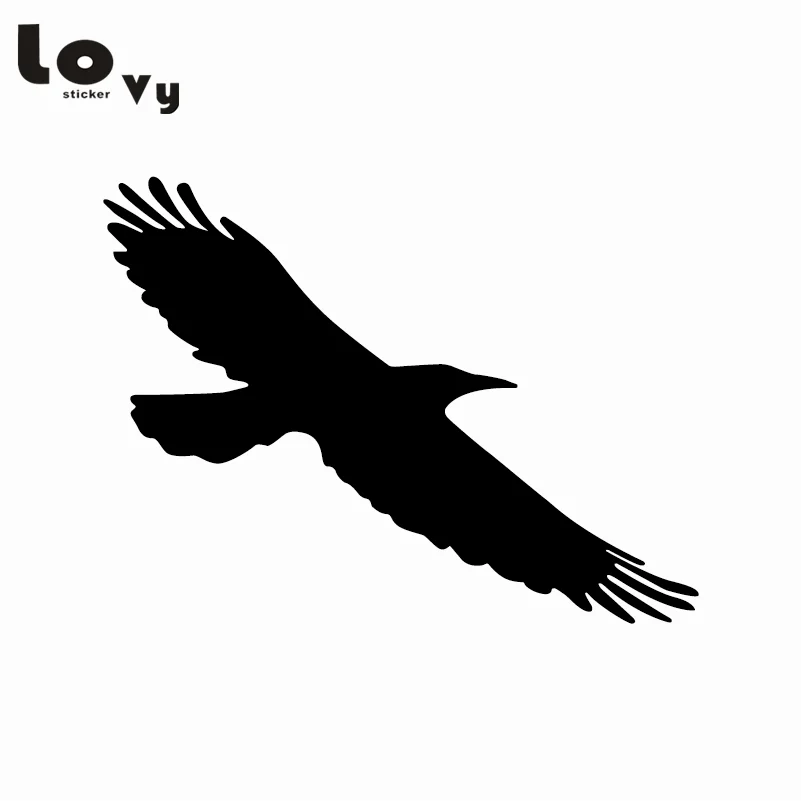 

Flying Crow Wall Sticker Creative Cartoon Animal Silhouette Vinyl Wall Decal Home Decor