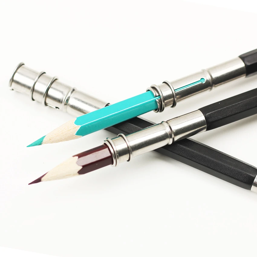 1pc Pencil Extender Adjustable Dual Head Sketch Holder Painting Art Write Tools 1pc Pencil Extender Adjustable Dual Head Sketch Holder Painting Art Write Tools