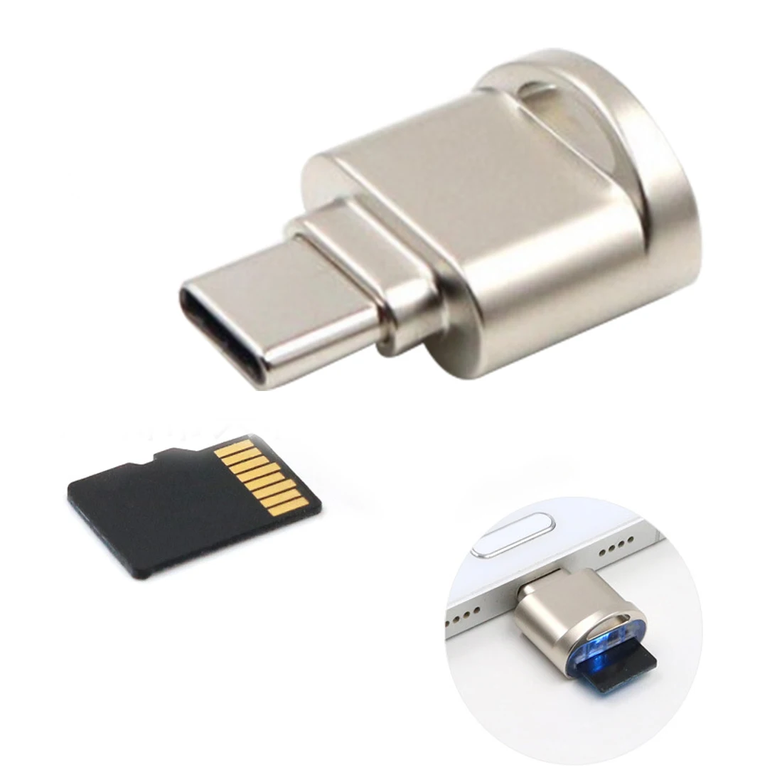 NOYOKERE DM Тип C-TF USB3.1 памяти Micro SD TF кард-ридер для Macbook для смартфона с Тип c Интерфейс