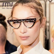 2019 Retro Cat Eye Sunglasses Women Luxury Brand Fashion Shades Ladies Flat Top Sun Glasses Vintage Eyewear UV400 Oculos