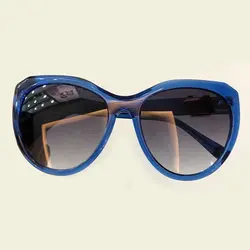 Солнцезащитные очки «кошачий глаз» для женщин, ацетатная оправа, градиентные линзы для женщин, модные солнцезащитные очки для пилотов
