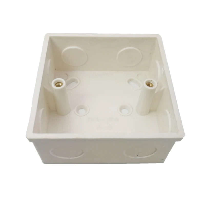 

86mm Type Panel Embed Box Volume install Wall Mounted Switch Socket Embedded Conceal Installation Switch Bottom Box 86*86*40mm