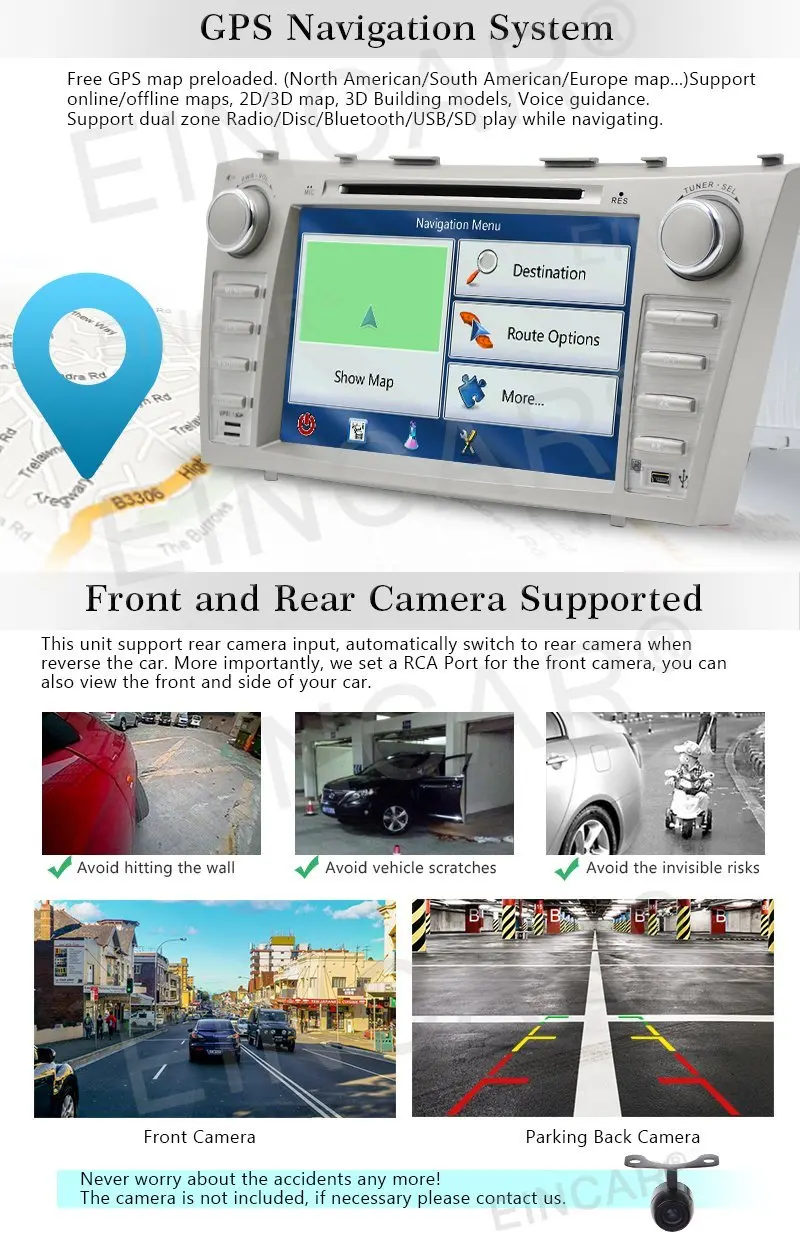 Cheap Android 6.0 Car Radio GPS Car Stereo for TOYOTA Camry Vehicles with Navigation DVD Headunit USB/SD/WiFi/OBD2/Cam-in/Phone Mirror 3 Cheap Android 6.0 Car Radio GPS Car Stereo for TOYOTA Camry Vehicles with Navigation DVD Headunit USB/SD/WiFi/OBD2/Cam-in/Phone Mirror 3