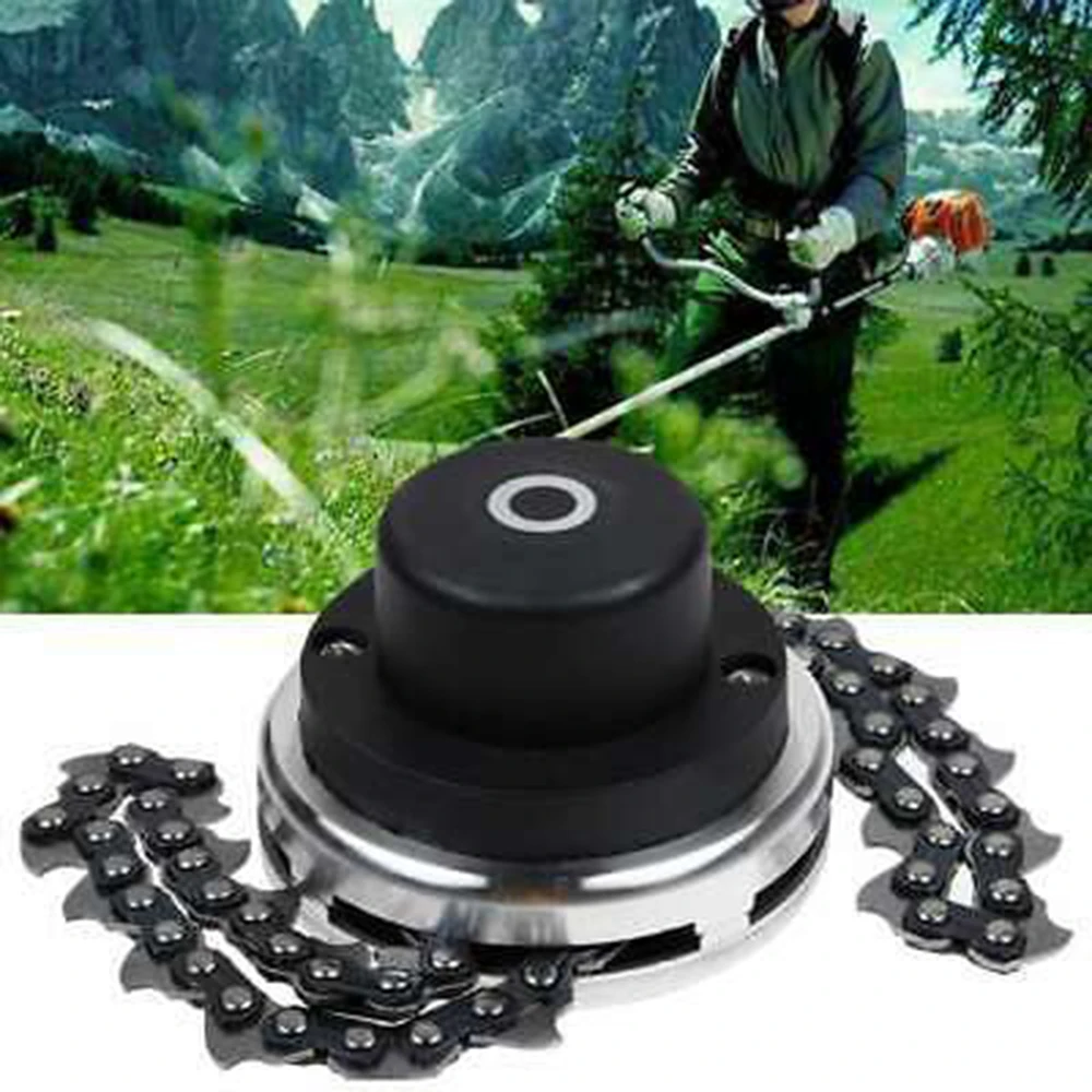 

High Speed Cutter Lawn Mower Chain Trimmer Head Chain Brushcutter for Trimmer Garden Grass Brush Cutter Machinery Accessories