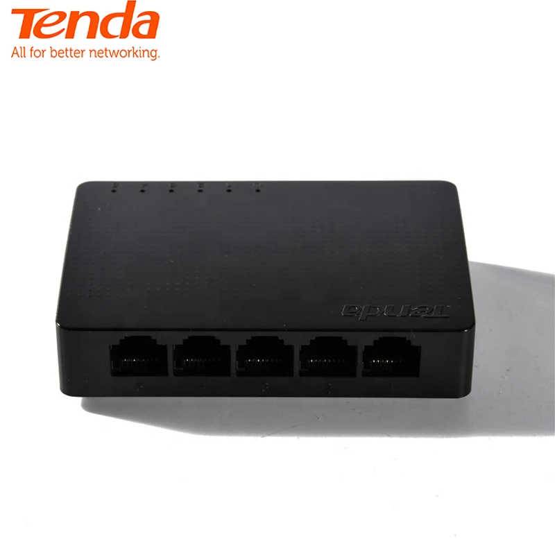 Tenda SG105 Ethernet коммутатор 5 гигабитный Порт настольный коммутатор 10/100/1000 Мбит/с RJ45 порт Soho коммутатор