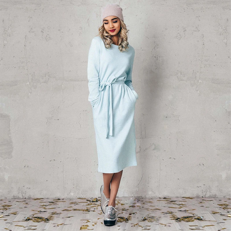 Light blue sheath with sleeves for women shoes hill suppliers