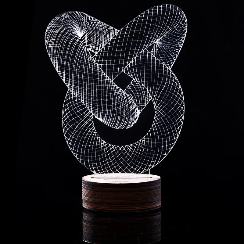 laser cut desk lamp