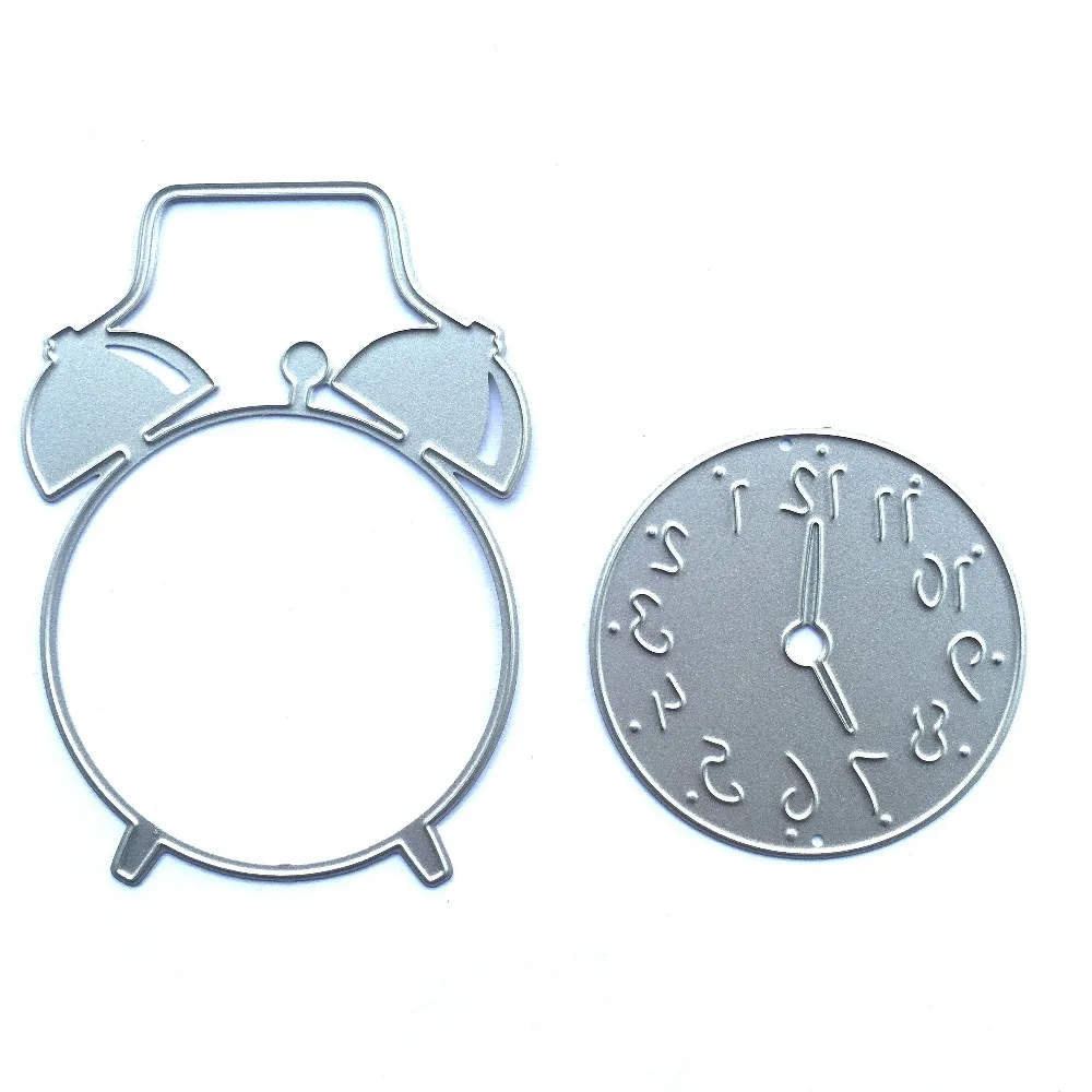Clock Shape DIY Scrapbook Cut Die Metal Photo Album Embossing Folder ...