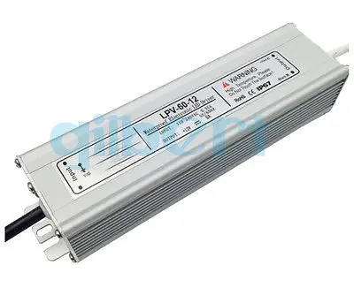 DC 12 V 60 W Светодиодный драйвер IP67 Водонепроницаемый трансформатор открытый свет Питание