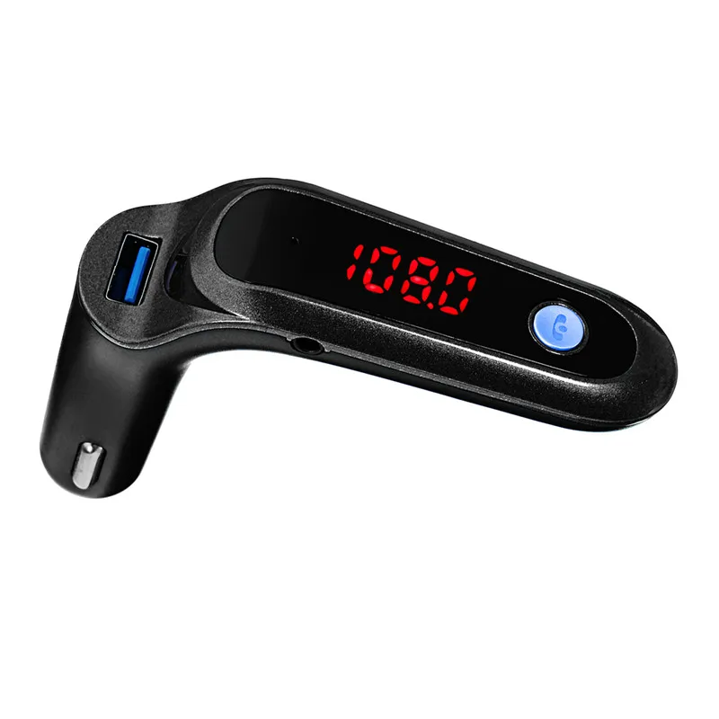 Беспроводной громкой связи bluetooth автомобильный комплект fm-передатчик MP3-плеер 12-24 в USB зарядное устройство Поддержка USB/SD карты/Aux вход/U диск