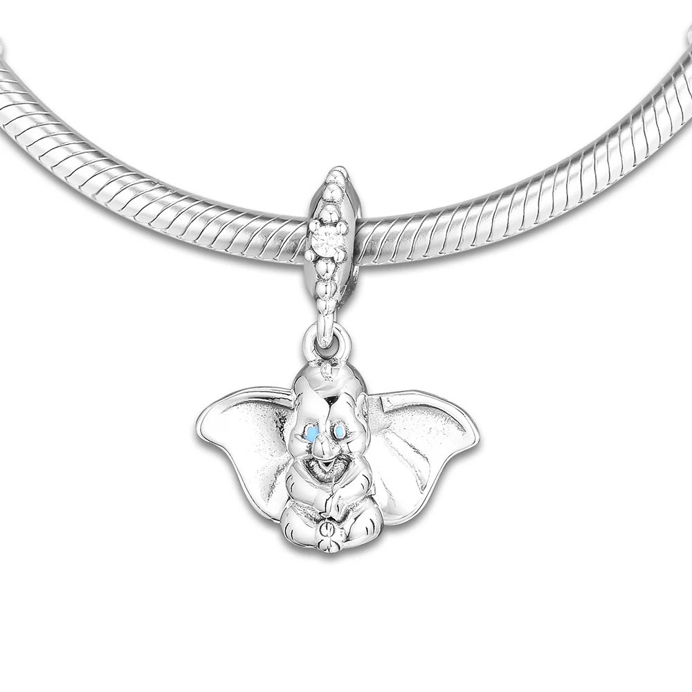 

Fits Pandora Bracelet Original 925 Sterling Silver Bead Dumbo Charm Beads for Jewelry Making Kralen PERLES Wholesale