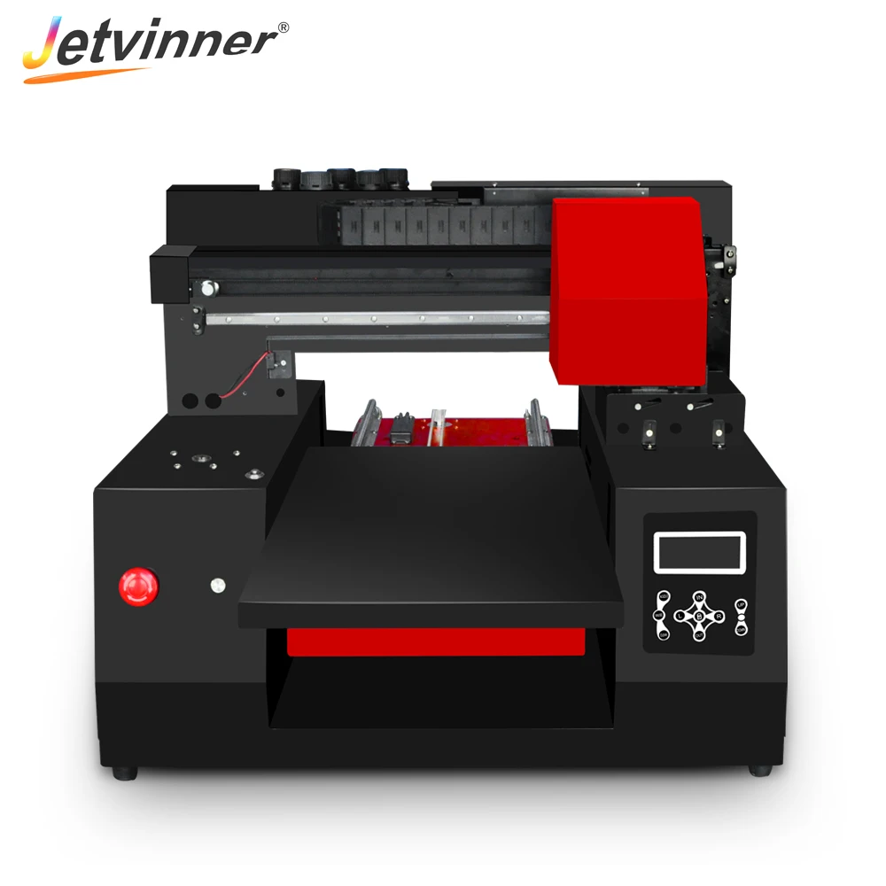 Jetvinner Advance Automatic A3 Size LED UV Flatbed Printer 12 Color Inkjet Printers with Double Print
