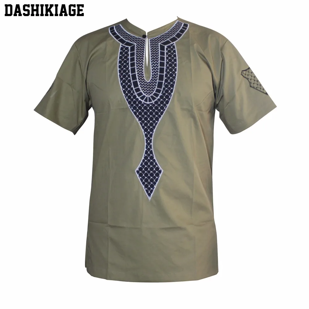 Dashikiage, 5 цветов, дизайн, Панафриканский стиль, унисекс, уникальная вышивка, Повседневная футболка классная одежда топы высокого качества