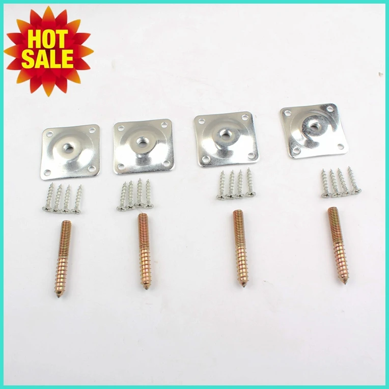 furniture hardware table leg angle top plate 11 degree , pointed end of