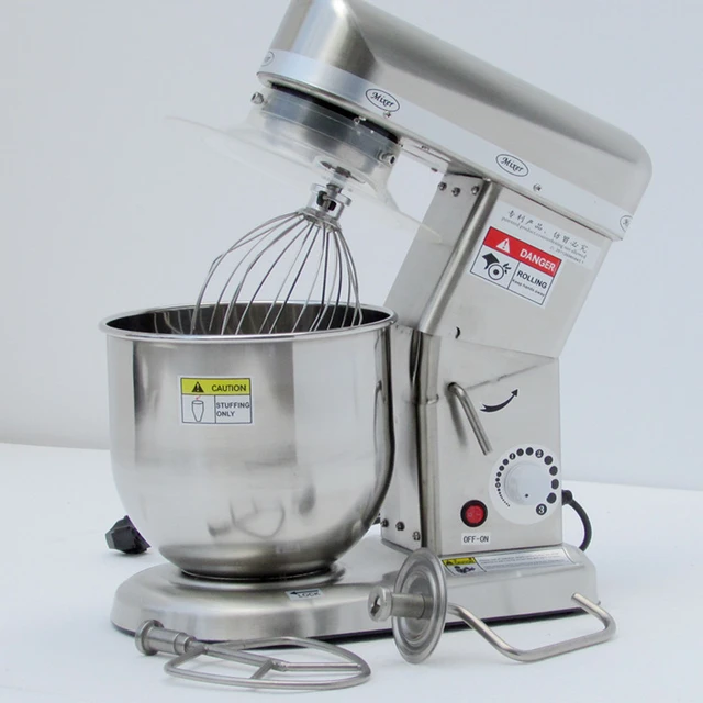 20 Liters Stainless Steel Dough Kneading Machine Commercial Electric Egg  Beater Industrial Food Mixer 1.1kw 220V - AliExpress