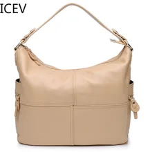 ICEV новые европейские модные простые повседневные сумки из натуральной кожи сумки с верхней ручкой женские известные бренды Дамская офисная сумка