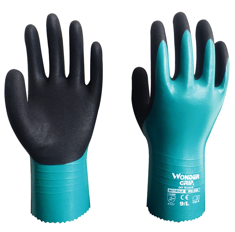 Устойчивые к химическому воздействию защитные перчатки 12 пар нитриловые полностью погруженные водонепроницаемые маслостойкие рабочие перчатки