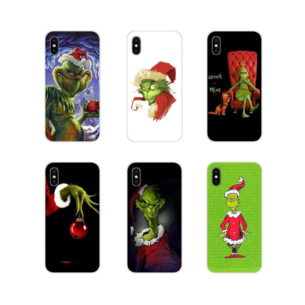 

For Huawei P Smart Mate Honor 7A 7C 8C 8X 9 P10 P20 Lite Pro Plus Monster Grinch Stole Christmas Accessories Phone Cases Covers