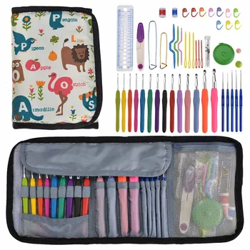 

49pcs/set Crochet Hooks Set Knitting Stitch Needle Crochet Hook Marker Weaving Tool Set