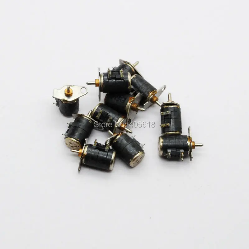 

Special offer 10pcs Canon 6mm 4 Wire 2 Phase micro stepper motor mini stepper motor for camera free shipping