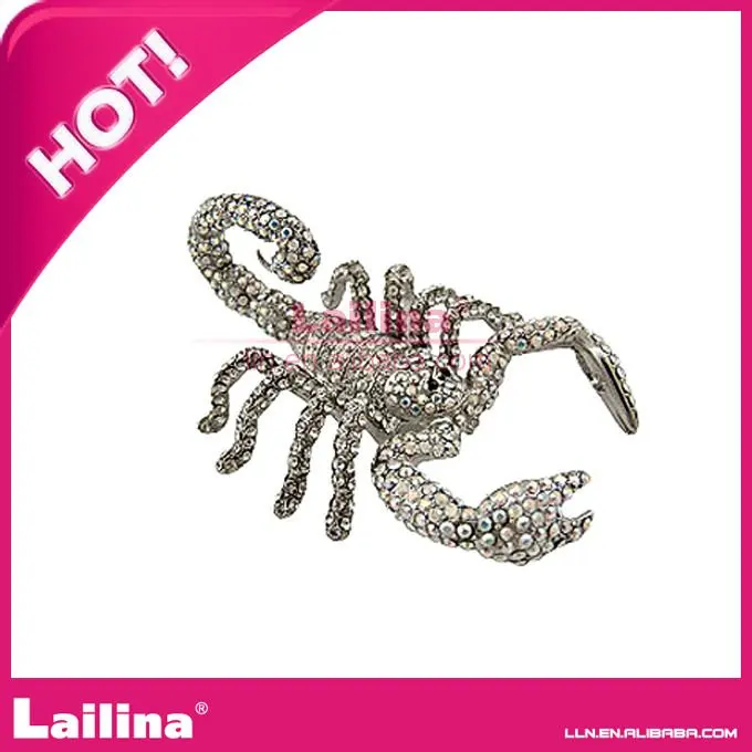 

crab rhinestone design rhinestone brooch