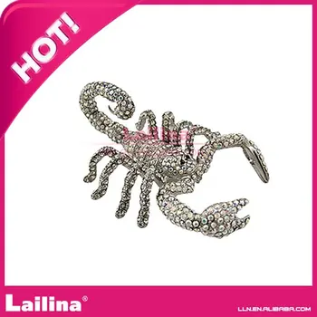

crab rhinestone design rhinestone brooch