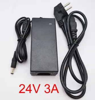 

10PCS High quality IC solutions DC24V 3A Switch power supply, 72W LED power adapter,EU, US ,UK ,AU Plug