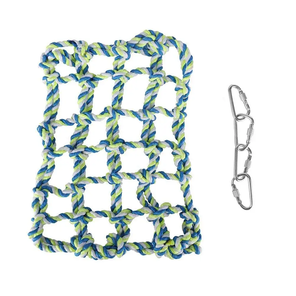 Игрушка попугай красочные вязаные скалолазание сетки гамак птица игрушки для попугая хомяка белка сахарный поссум птица скалолазание тренировочные игрушки
