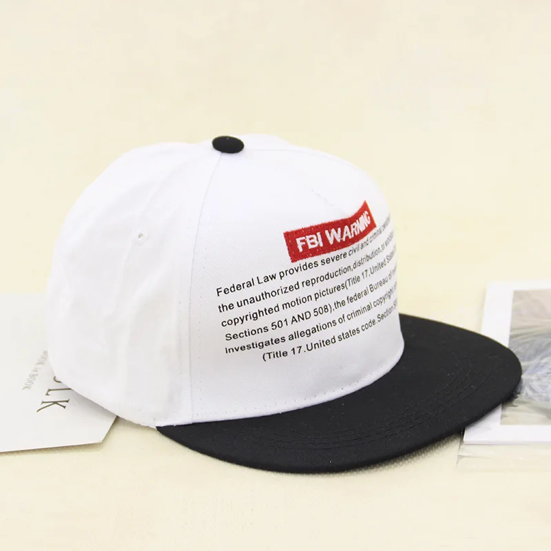 Трендовая брендовая бейсбольная кепка Adjustabl с надписями FBI, крутая Повседневная Кепка в стиле хип-хоп, одноцветная Кепка для мужчин и женщин