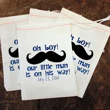 Пользовательские маленький человек день рождения, детский душ treart любимые пакеты Крещение Свадьба девичник ханговер выживания комплект вечерние мешки для конфет