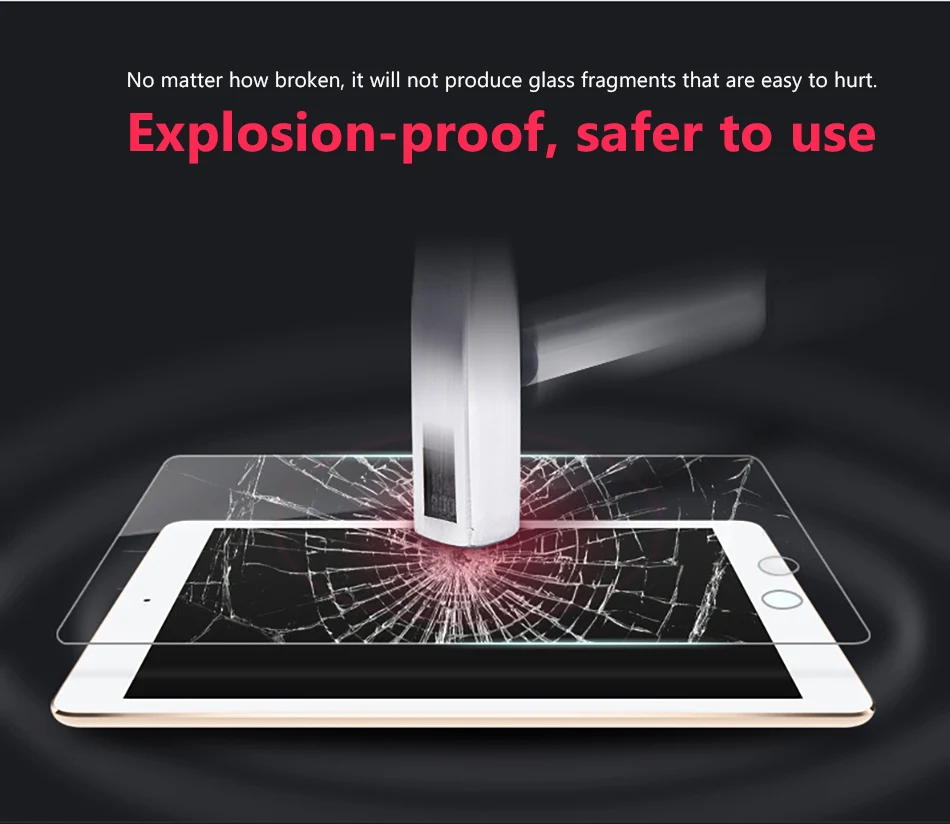 !ACCEZZ 9H Full Cover Transparent Anti Blue Ray Film Tablet For ipad mini 1 2 3 Premium Protective Tempered Glass Screen Films (4)