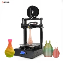 Impressora 3d de alta resolução reprap 3d com guia linear trilhos estoque na ue/eua impressora 3d ortur 4 v2/v1 impresora 3d