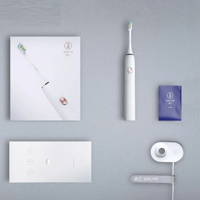 Xiaomi Mijia Toothbrush Soocare X3 Soocas Upgraded Electric Sonic Smart Clean Bluetooth Waterproof Wireless Charge Mi Home