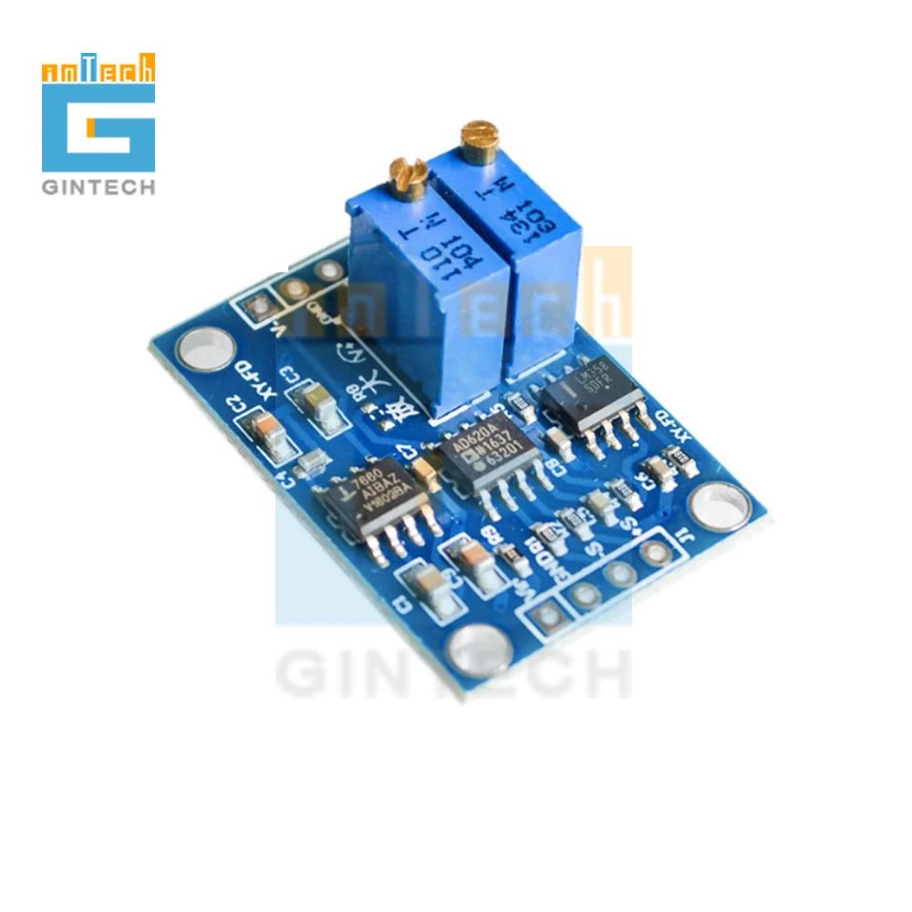 AD620 Signal Amplifier Adjustable AD620 transmitter Millivolt amplifier