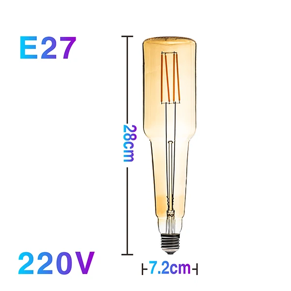 Старинная светодиодная нить лампа E27 4W 220V светодиодный светильник уникальный дизайн Эдисона лампада Ретро ампулы желтая лампа теплого света Bombilla Light - Испускаемый цвет: Bottle