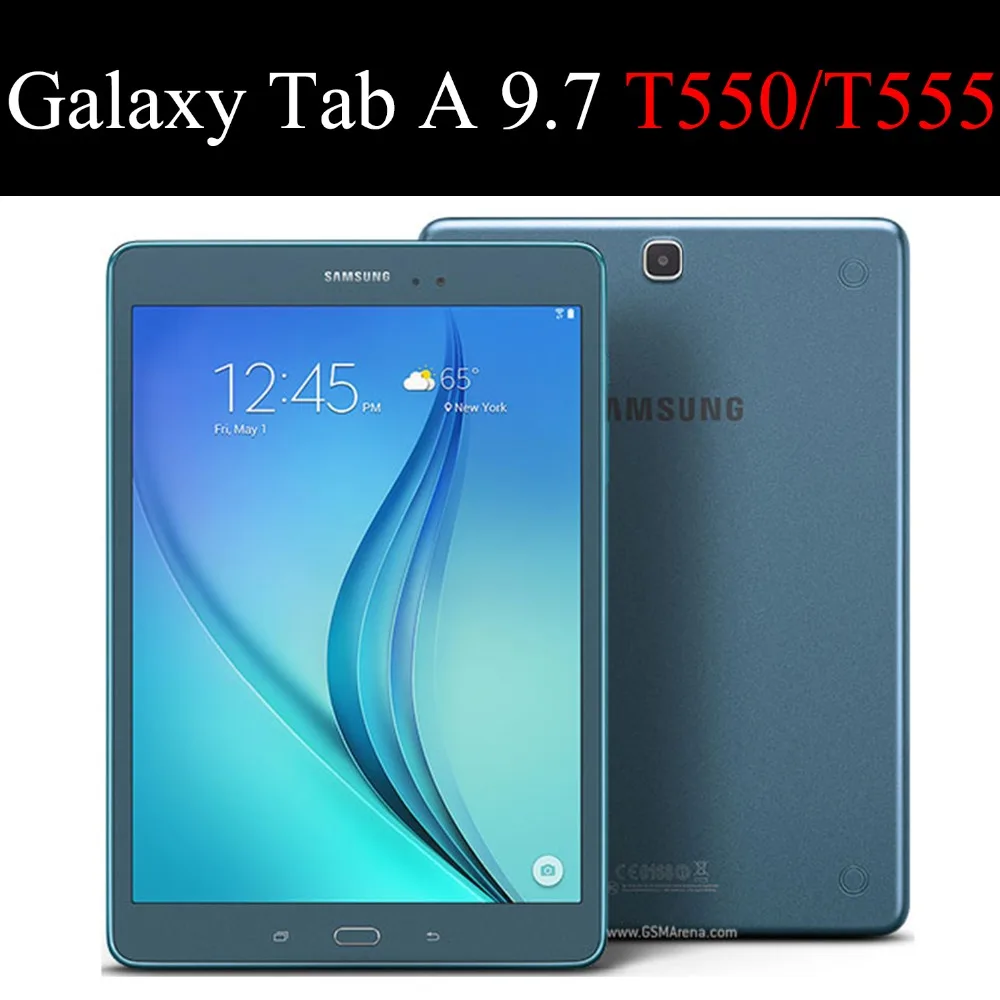 Для Samsung Galaxy Tab A 9 7 дюйма T550 T555 P550 чехол для планшета с откидной крышкой Satnd