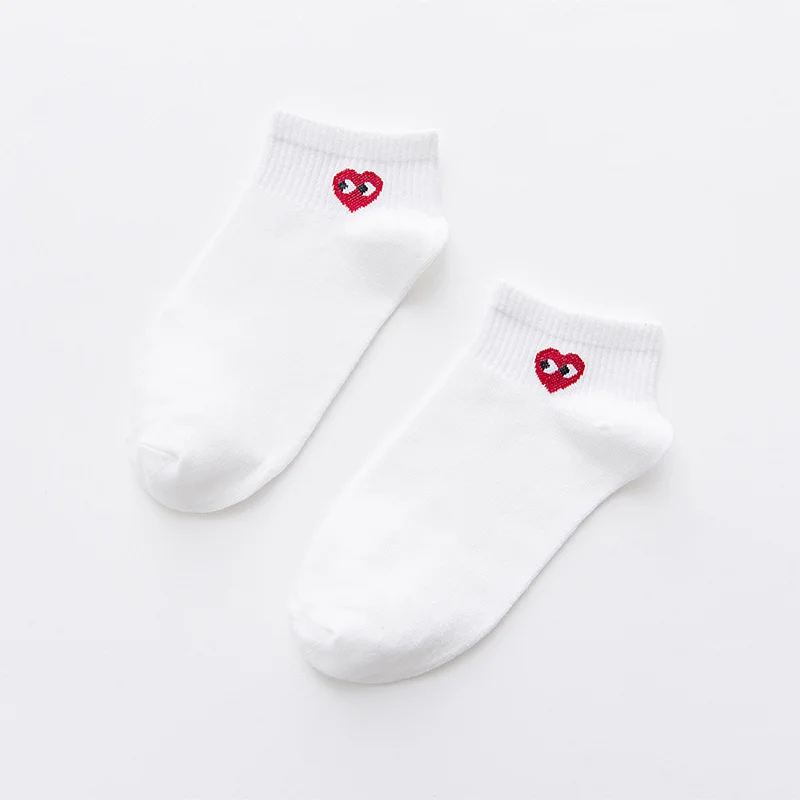 Женские брендовые хлопковые носки с героями мультфильмов Harajuku, женские милые носки для скейтборда, хипстерские модные короткие носки с животным принтом - Цвет: 5