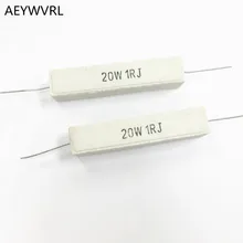 20 Вт 0.1R 1R 2R 3.3R 5R 6.8R 8R 8.2R 10R 12R 15R 20R 47R 100R 200R 1 K, 2K 10K Ом/ком Цемента Силовой Резистор цемента сопротивление резисторов