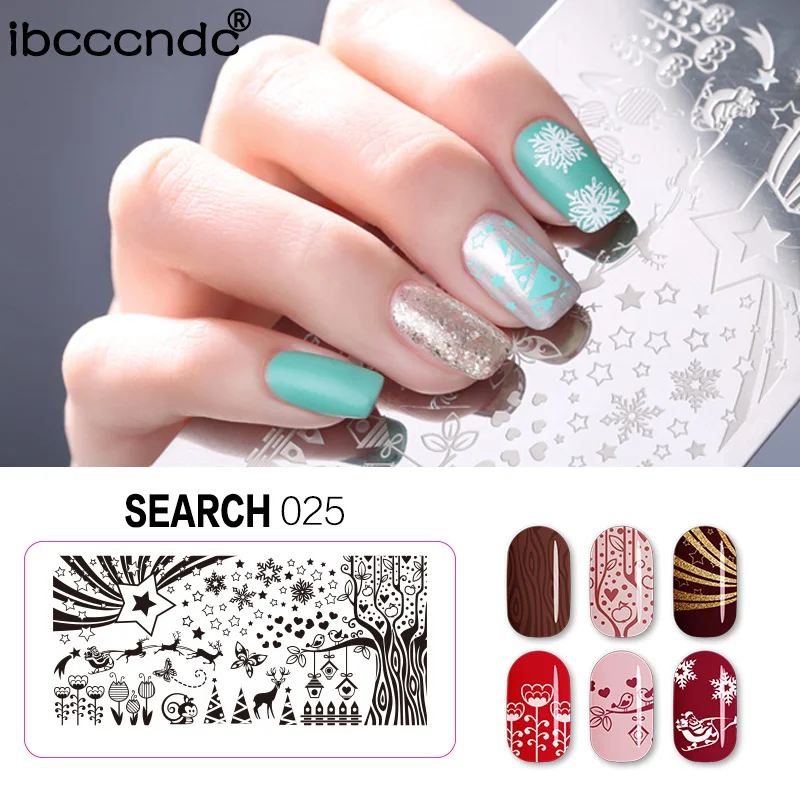 1pc Lace Flowers Nail Art Design Stamp Gel Polish Stamping Image Plate