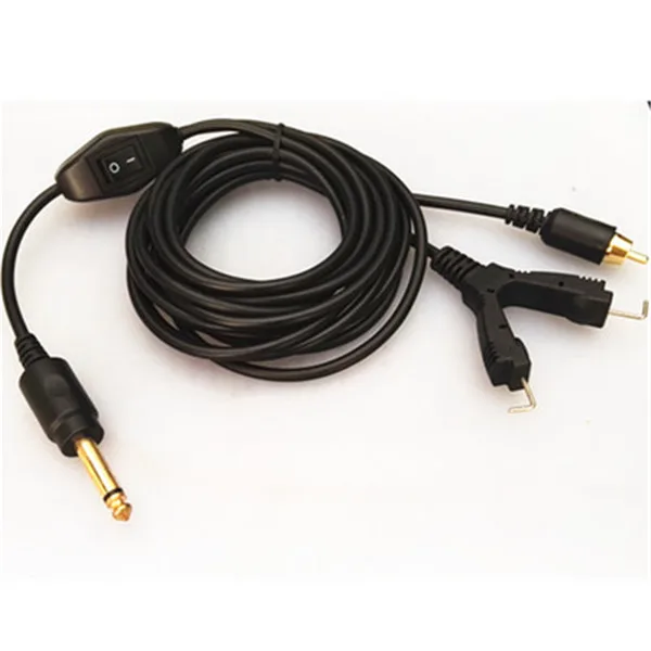 

UPTATSUPPLY Professional RCA Clipcord 2M for High Quality Tattoo Machine Gun Accessory Free Shipping