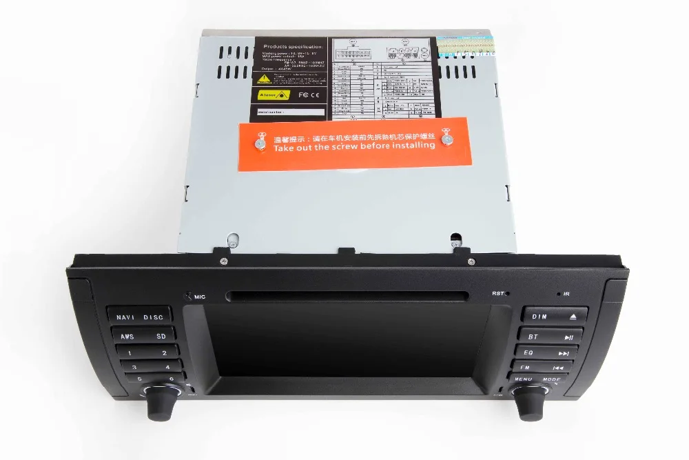 Cheap In Stock Quad Core 1024x600 HD Capacitive Touch Screen Car DVD for BMW E39 Android 7.1 E53  Wifi 3G Bluetooth Radio Canbus 34