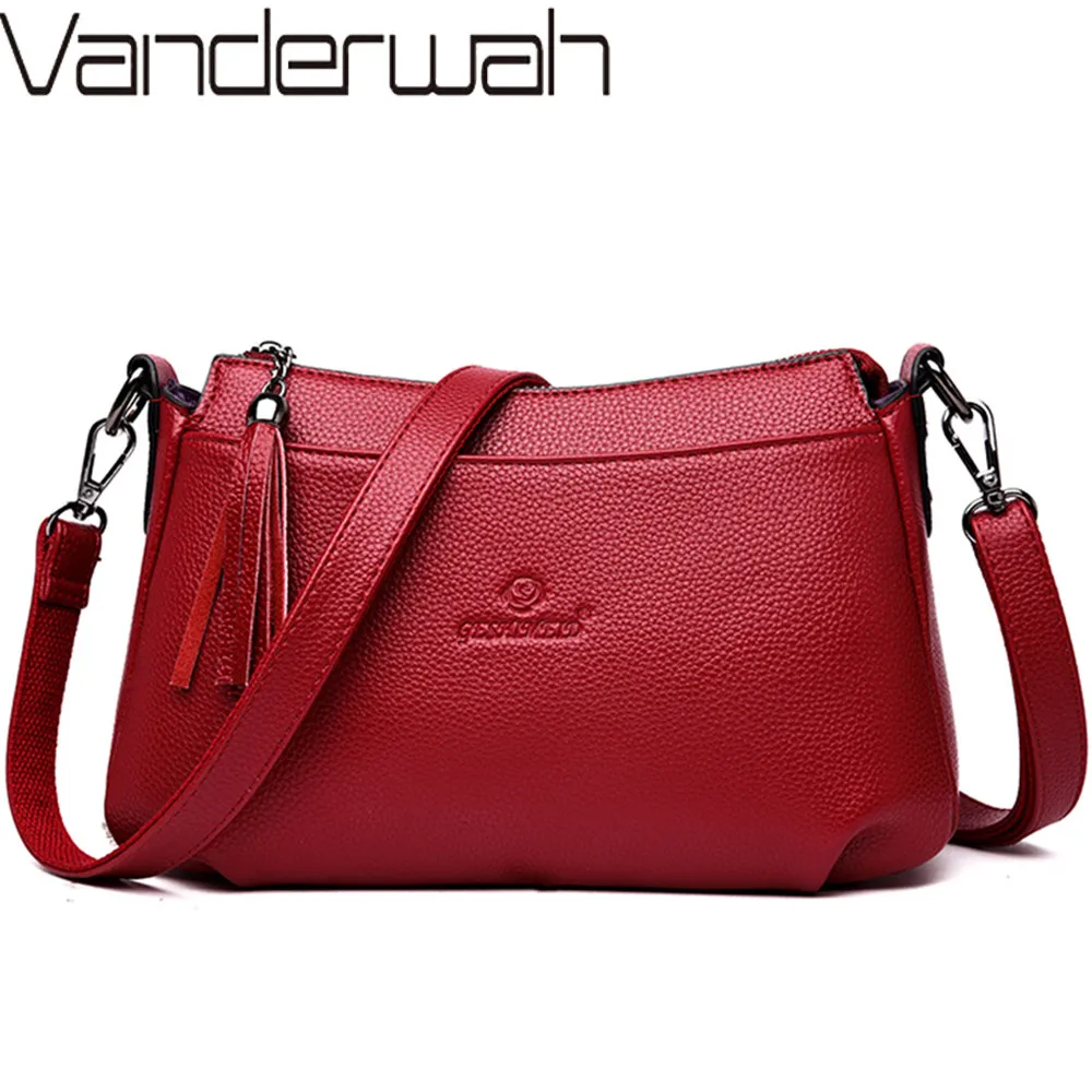 

2019 Women Leather Messenger Bags Small Crossbody Bags For Women Shoulder Bag Female Sac a Main Ladies Handbags High Quality