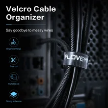 FLOVEME Cable Organizer Winder Earphone Wire Clip Holder Cargador Cable Protector for iPhone Samsung Xiaomi USB Cable Management FLOVEME Cable Organizer Winder Earphone Wire Clip Holder Cargador Cable Protector for iPhone Samsung Xiaomi USB Cable Management