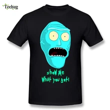 Round Collar Man Rick And Morty Tees Pickle rick T-shirt Comfortable Tee Shirts плакат rick and morty pickle rick