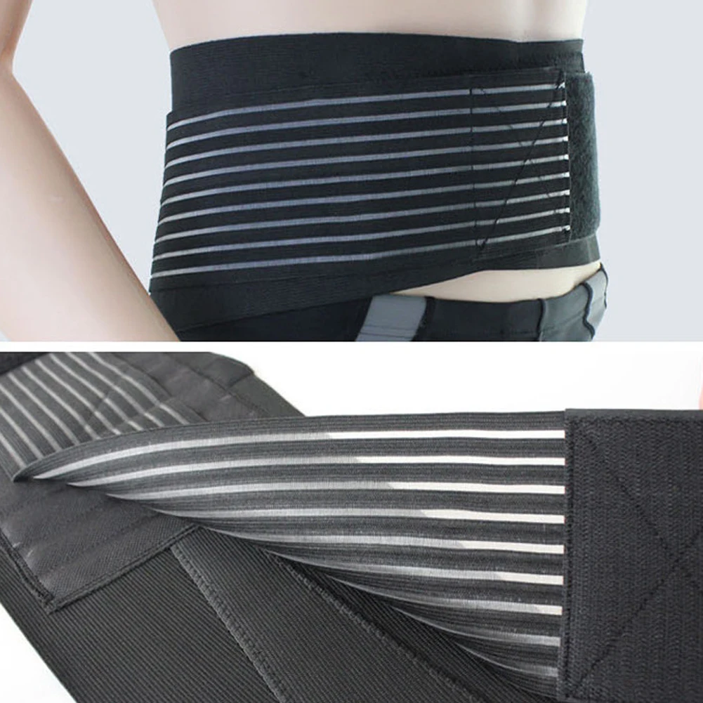 Adjustable Lower Pain Relief Magnetic Therapy Back Waist Support Lumbar Brace Belt Double Pull Strap Gym Sports Accessories