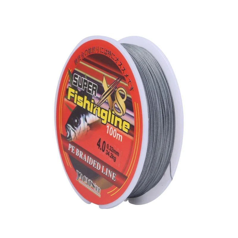 100 m/300 m الصيد خطوط 8 حبلا خط التآكل مقاومة دائمة PE مضفر الصيد WireMultifilament الكارب الصيد زعيم خط