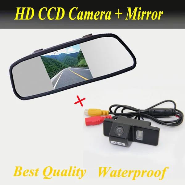 

Автомобильный зеркальный монитор 2 в 1 HD 5 дюймов 800*480 + HD ccd парковочная камера для Nissan Qashqai X-Trail X Trail Geniss Dualis Sunny Juke